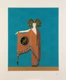 Erté, The Golden Fleece, Embossed print