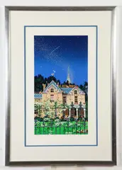 Milky Way by Hiro Yamagata, Color serigraph, sold Feb 2019
