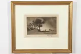 Joseph Knowles, Hikers, Etching