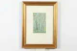 Gustav Trois, Impressionist Landscape, Oil