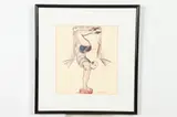 Abraham Walkowitz, Acrobat, Gouache