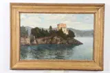 S.A. Pibcorsky, Castelle of Paradisi, Oil on canvas