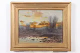 Charles Partridge Adams, Sunset Over Creek