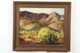 Anna Althea Hills, High Desert, Oil on canvas