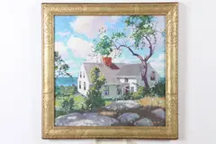 Carl Lawless, Home on the Water, Oil on canvas