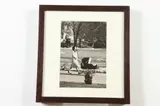 Cornell Capa, FIRST LADY WITH FIRST SON 1961, inscibed by John Morris, founder of Magnum agency and editor of Time magazine verso