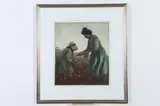 Manuel Robbe, Untitled, HARVEST and FISHERMEN: TWO WORKS, second signed in pencil lower margin
