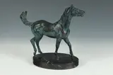 Cynthia M. Rigden, Left Behind, Bronze - Height: 7 in. x 8 1/2 in