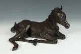 Cynthia M. Rigden, Three Days Old, Bronze - Height: 8 1/2 in. x 14 1/2 in