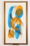 John G. Kofler, COMPOSITION #1 and UNTITLED: TWO WORKS, first; signed, Oil on board and acrylic on paper