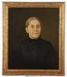 Portrait of Elderly Woman by Continental School, PORTRAIT OF ELDERLY WOMAN, oil on canvas, sold Mar 2019