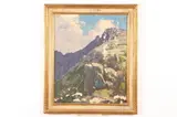 Charles Daniel Hubbard, Mt, Oil on canvas in "as is" condition