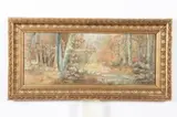 Autumn Landscape by American School, AUTUMN LANDSCAPE, oil on board, offered Mar 2019