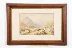 Thomas Birch, Llanberis Pass, Watercolor