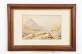 Thomas Birch, Llanberis Pass, Watercolor