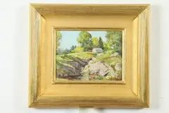 Spring Day by Bernard Corey, Oil on panel, sold Mar 2019