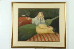 Eng C. Tay, Lover Ii, Oil on canvas