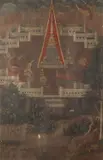 Ratanakosin School, Life of Buddha, Ink and color on cloth
