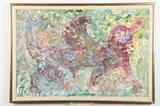 Pietro Lazzari, Abstract Animal, Oil on canvas