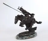 Untitled by Frederic Remington, THE CHEYENNE, bronze, sold Jun 2019