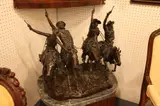 Untitled by Frederic Remington, COMING THROUGH THE RYE, bronze - Height: 27 in. x 24 in. x 17 in, sold Jun 2019