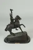 Untitled by Frederic Remington, THE SCALP, bronze, sold Jun 2019