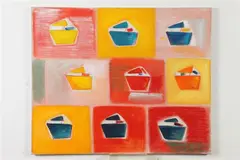 Wil Wiegant, Sailboats, Oil on canvas