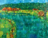Canal le Chee by Jamie Marin-Price, Oil on canvas, offered Jun 2019