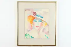 Earl Linderman, Kinda Hot at the Kit Kat, Watercolor