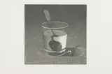 Mark Adams, Glass with Spoon, Etching