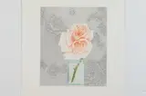 Beth Van Hoesen, Double Roses, Aquatint drypoint etching