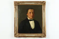 E. Birch, Portrait of Jam** Gorham Heinrich Vogel**, Oil on canvas