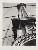 Manhattan Bridge by Berenice Abbott, Gelatin silver print, printed later, sold Jun 2019