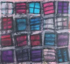 Stewart Schmalbach, Holstenwall, Acrylic on canvas