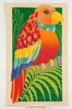 Anne Duncan Laddon, Suzanna'S Papagallo, Color silkscreen linen lined