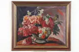 Vincenc Beneš, Still Life with Flowers in Vase