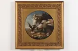 Continental School, Horses with Birds, HORSES WITH BIRDS, oil on canvas