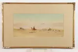 S.E. Hall, Crossing the Desert, Watercolor