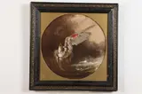 Continental School, Sea Bird Shot Over Water, SEA BIRD SHOT OVER WATER, oil on canvas