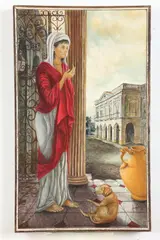 Ramon Pons Rodriquez, Woman with Turban, Oil on canvas