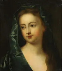 Peter Lely, Portrait of Woman with Black Veil, PORTRAIT OF WOMAN WITH BLACK VEIL, oil on canvas