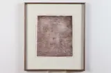 Mark Tobey, Abstract with Face, Color lithograph