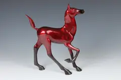 Joshua Tobey, Charger, Bronze - Height: 9 1/2 in. x 7 in