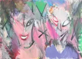 Stewart Schmalbach, The Evil Eye, Acrylic on canvas