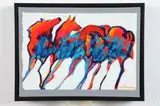 Marian Flanders, Trio in White, Acrylic on canvas .