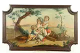 Children by River by American School, CHILDREN BY RIVER, oil on board, offered Sep 2019