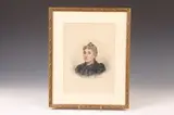 Cornelia Adele Strong Fassett, Portrait of Mrs, Watercolor