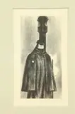 Joseph Hirsch, Policeman at Stoplight, Black and white etching.