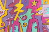 Wayne Cunningham, Abstract, Gouache