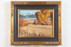 Greg Scheibel, Autumn Color, Oil on board